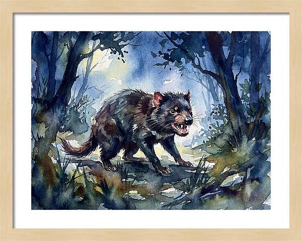 Tasmanian Devil In The Forest