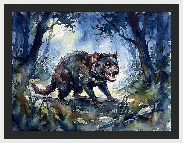 Tasmanian Devil In The Forest