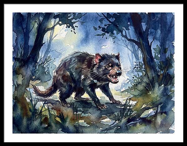 Tasmanian Devil In The Forest
