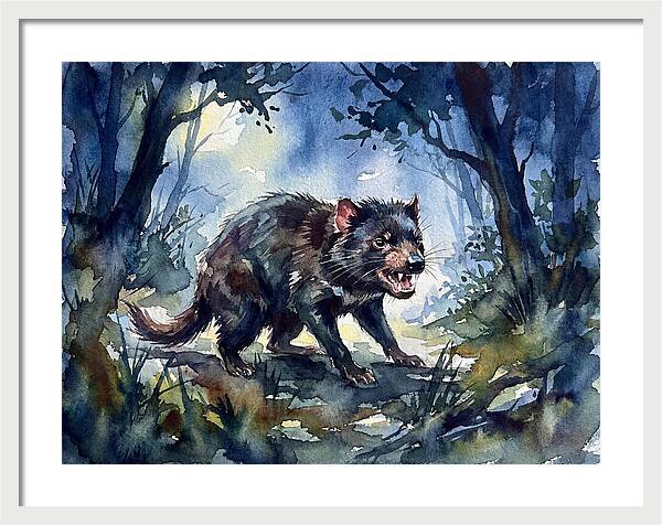 Tasmanian Devil In The Forest