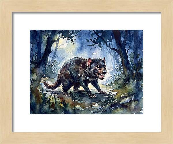Tasmanian Devil In The Forest