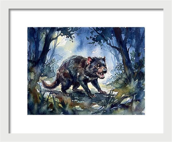 Tasmanian Devil In The Forest