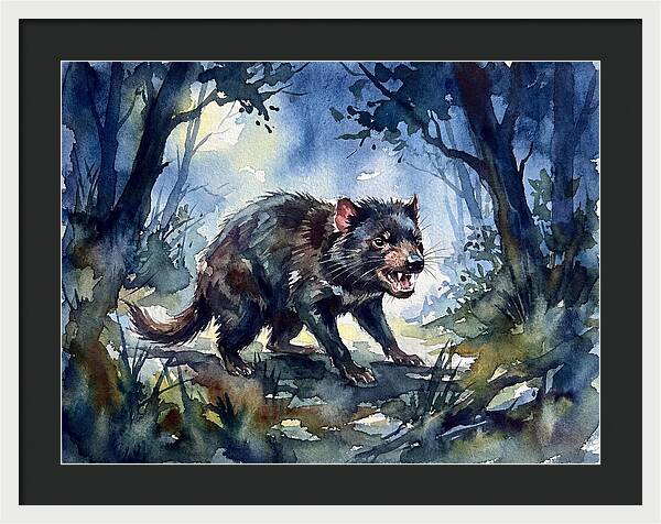 Tasmanian Devil In The Forest