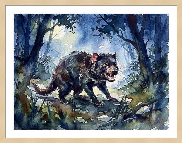 Tasmanian Devil In The Forest