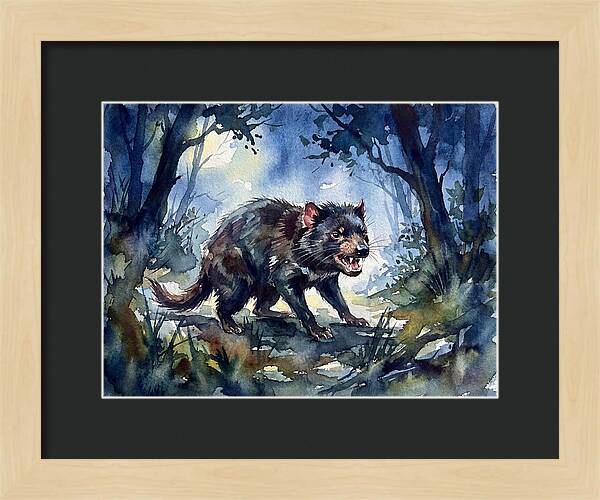 Tasmanian Devil In The Forest