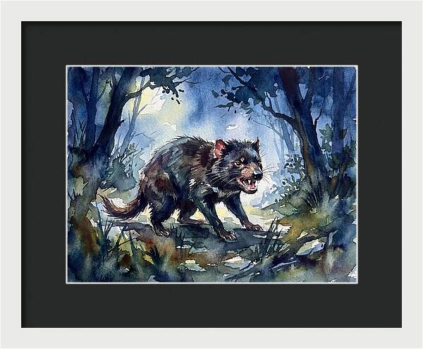 Tasmanian Devil In The Forest