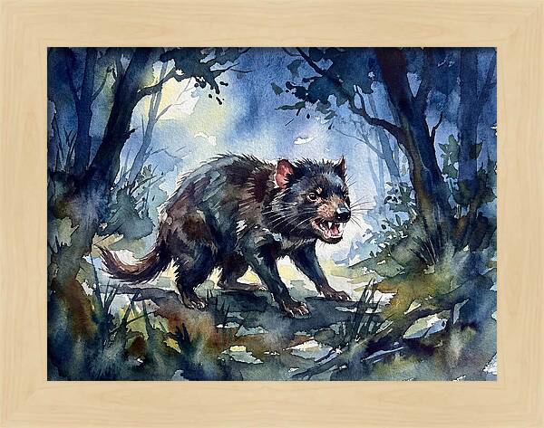 Tasmanian Devil In The Forest