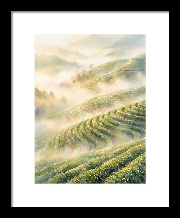 Tea Plantation Landscape