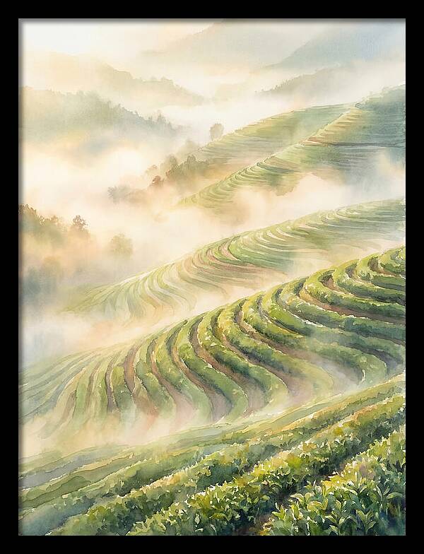 Tea Plantation Landscape