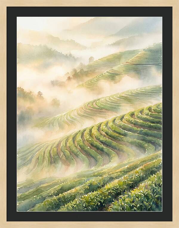 Tea Plantation Landscape