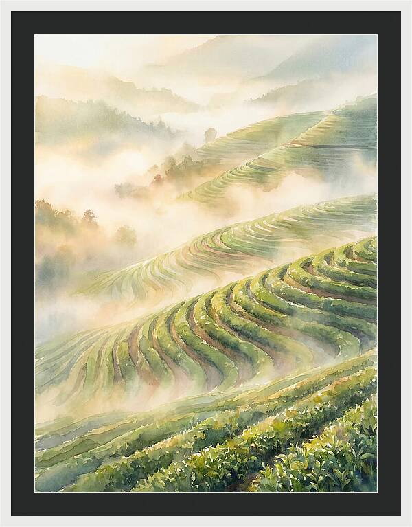 Tea Plantation Landscape