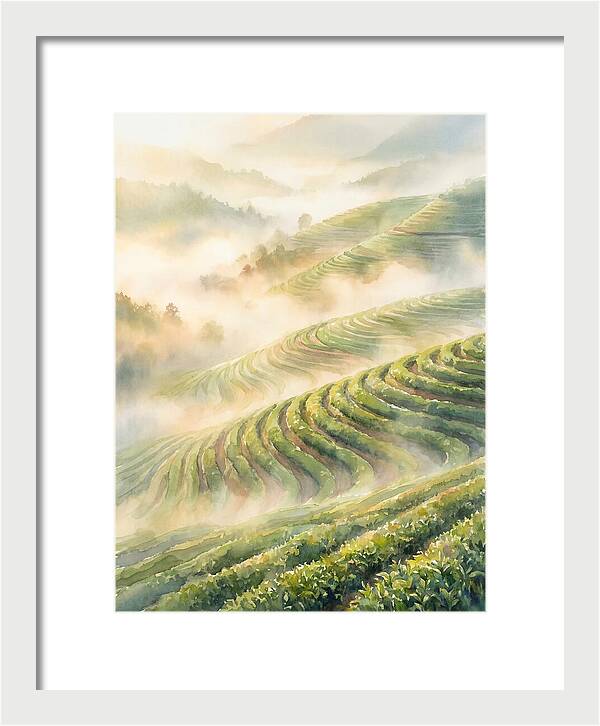 Tea Plantation Landscape