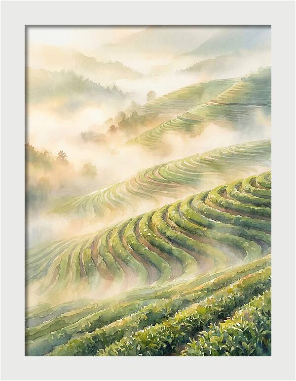 Tea Plantation Landscape