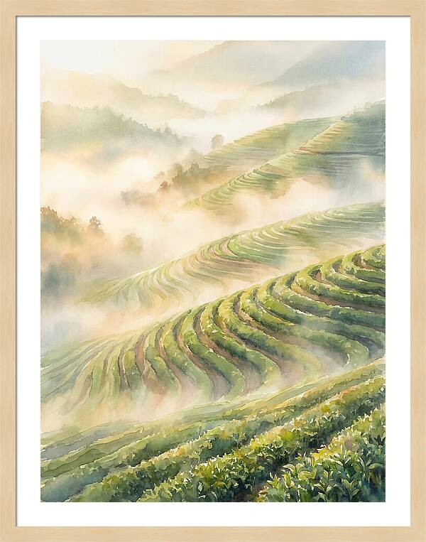 Tea Plantation Landscape