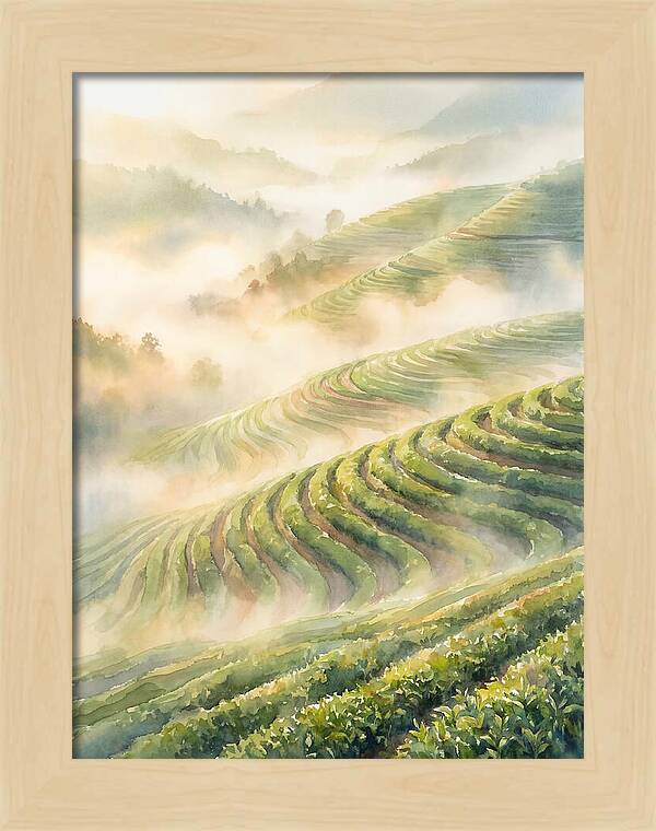 Tea Plantation Landscape