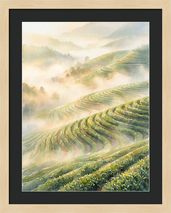 Tea Plantation Landscape