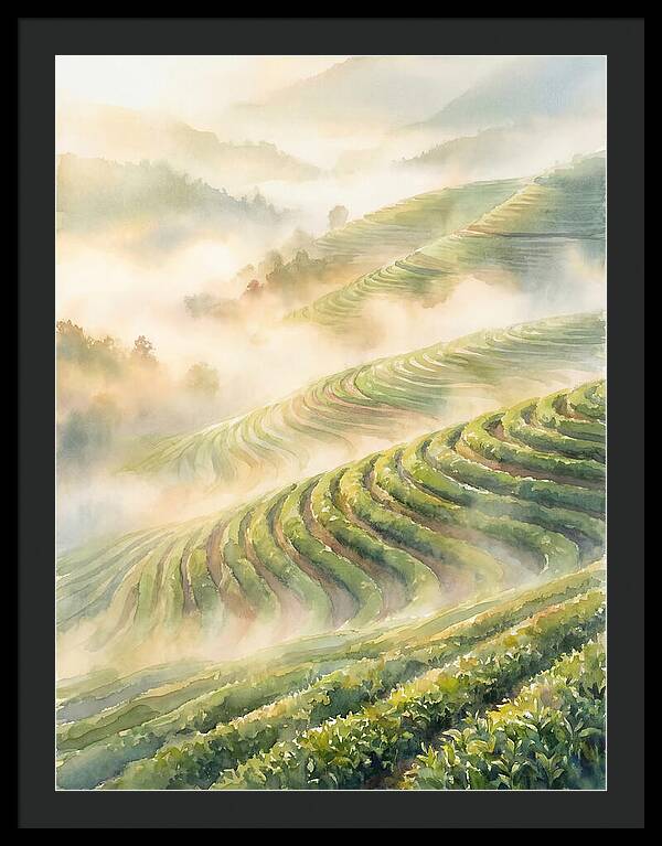 Tea Plantation Landscape