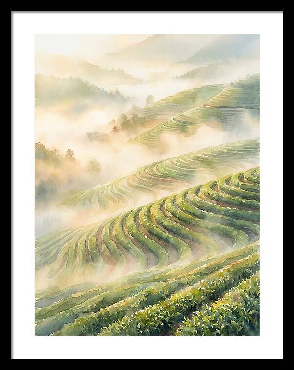 Tea Plantation Landscape