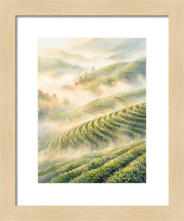 Tea Plantation Landscape