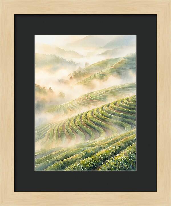 Tea Plantation Landscape