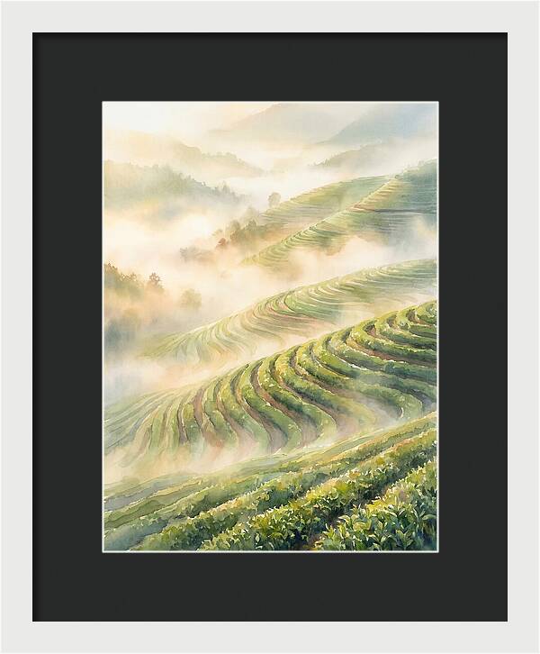 Tea Plantation Landscape