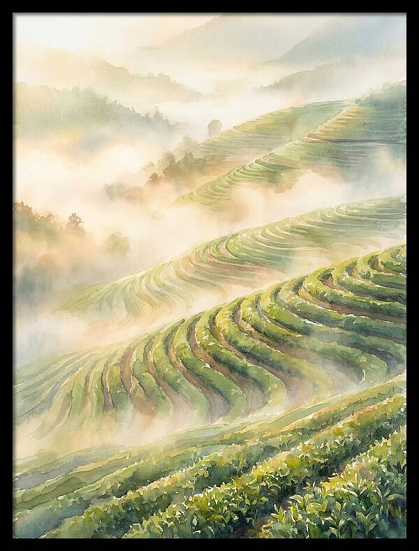 Tea Plantation Landscape