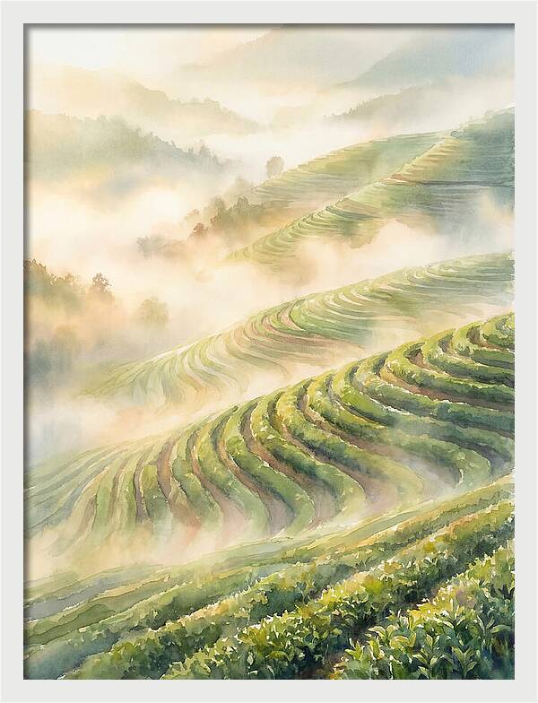 Tea Plantation Landscape