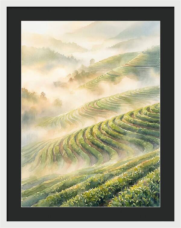 Tea Plantation Landscape