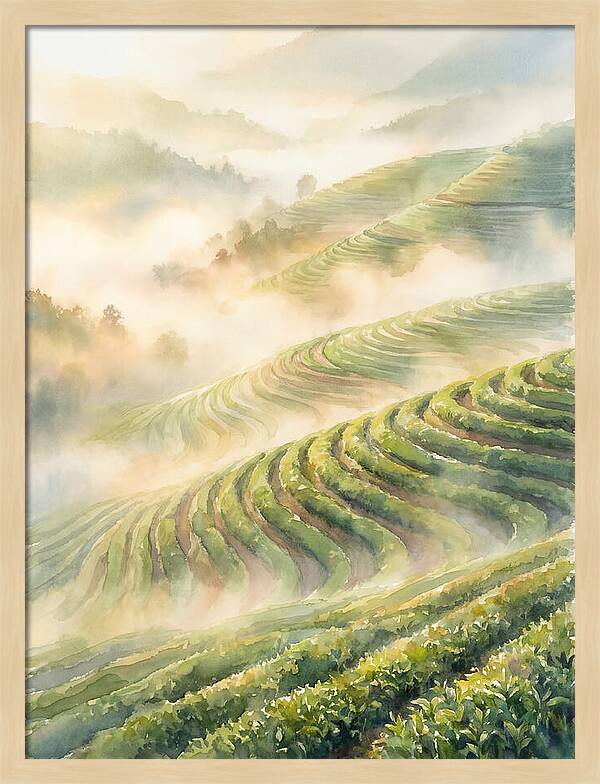 Tea Plantation Landscape