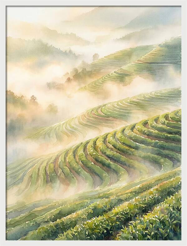 Tea Plantation Landscape
