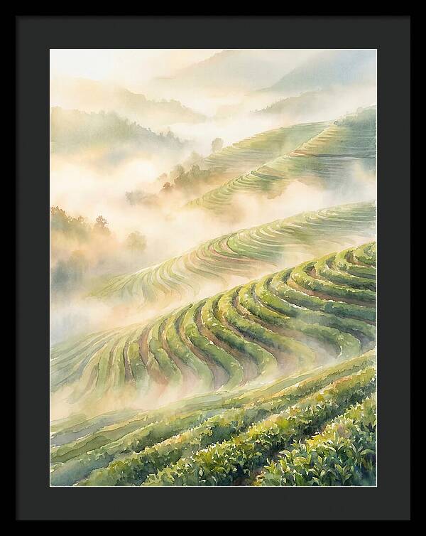Tea Plantation Landscape