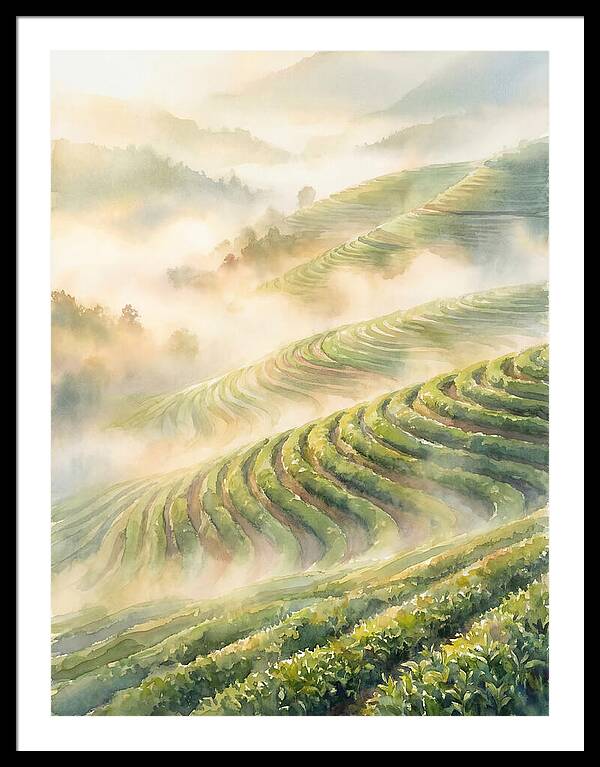 Tea Plantation Landscape