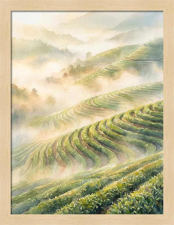 Tea Plantation Landscape