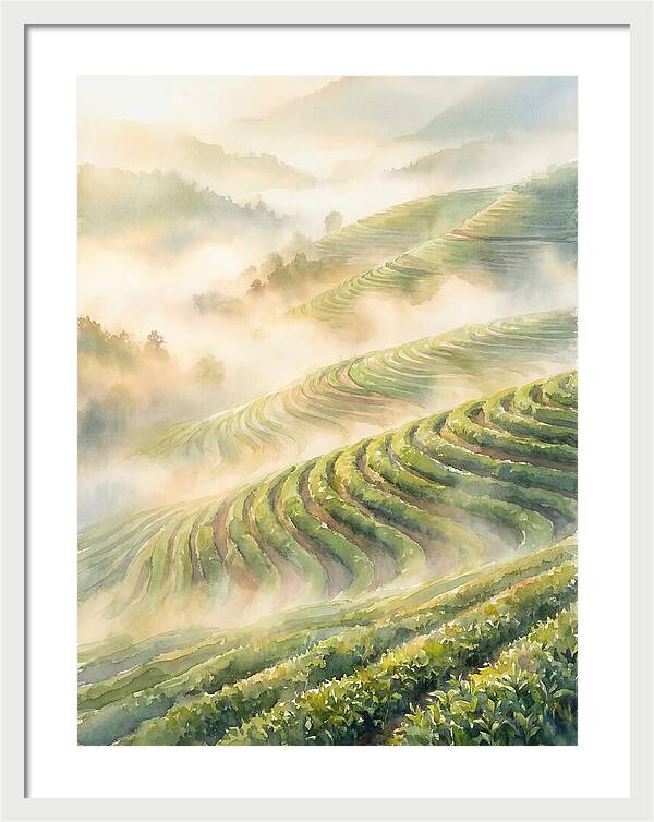 Tea Plantation Landscape