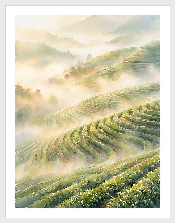 Tea Plantation Landscape