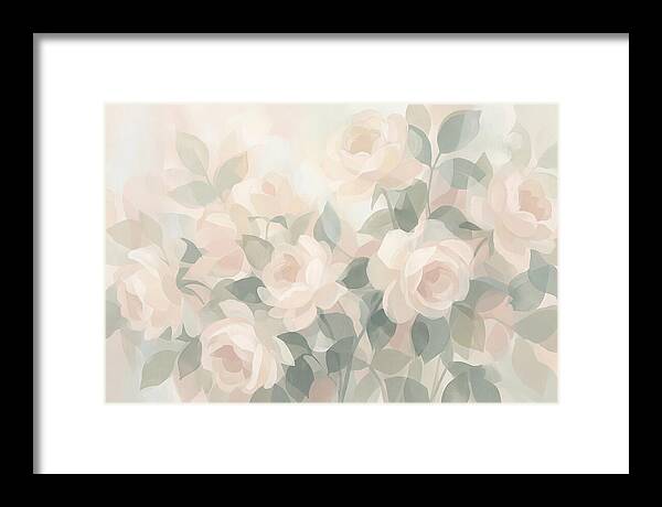 Tea Roses In Cream And Blush