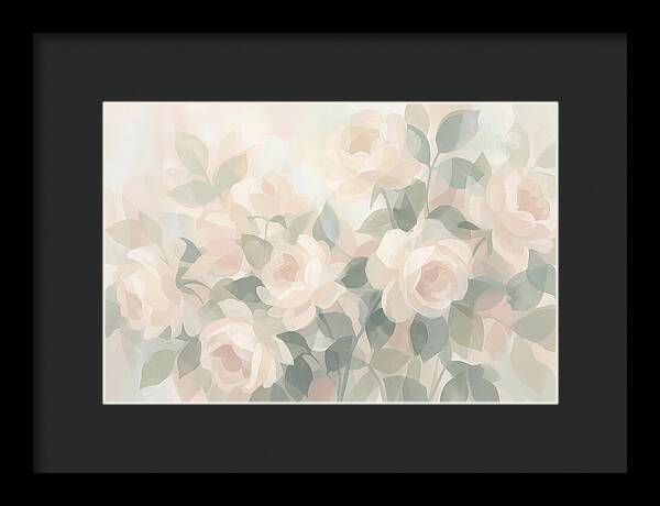 Tea Roses In Cream And Blush