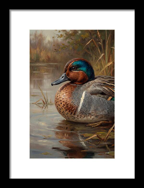 Teal Duck Serenity