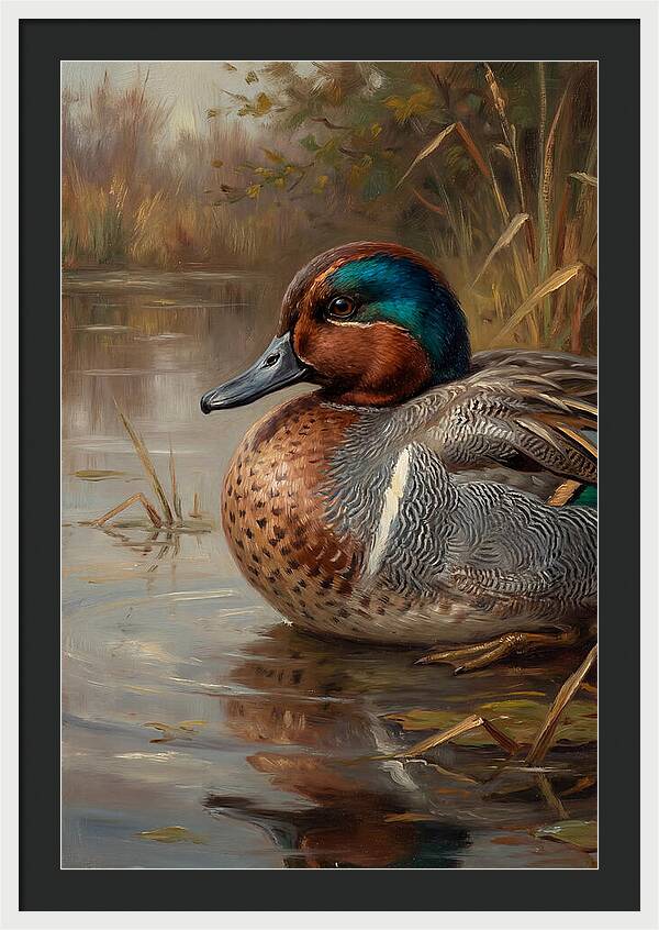Teal Duck Serenity