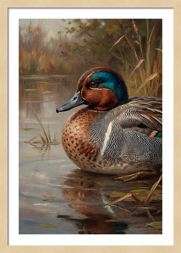 Teal Duck Serenity