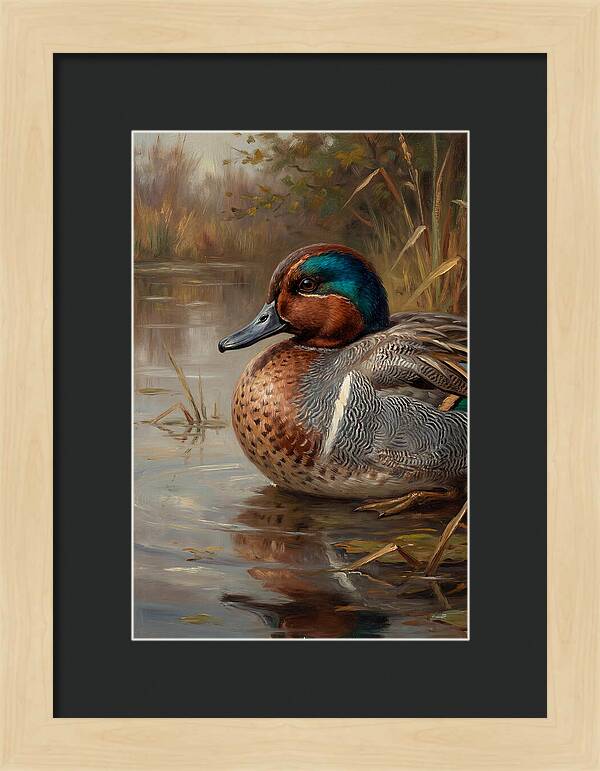 Teal Duck Serenity