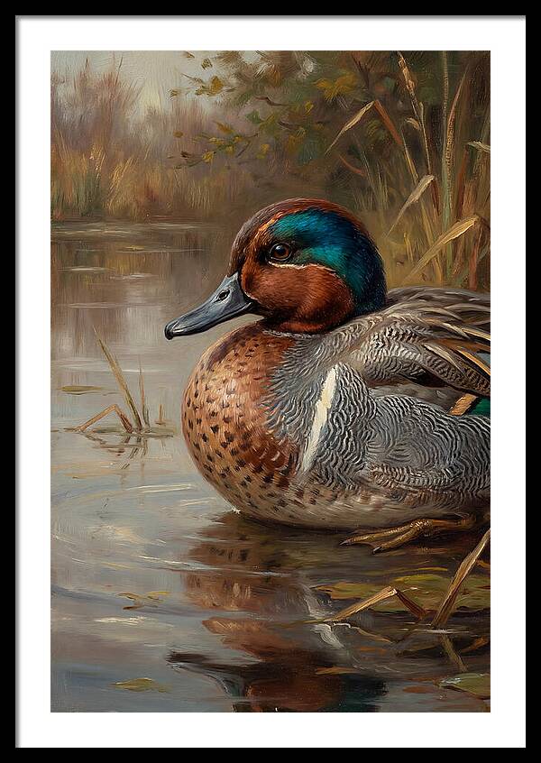 Teal Duck Serenity