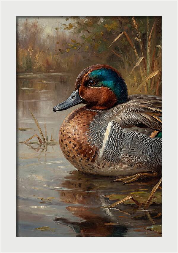 Teal Duck Serenity