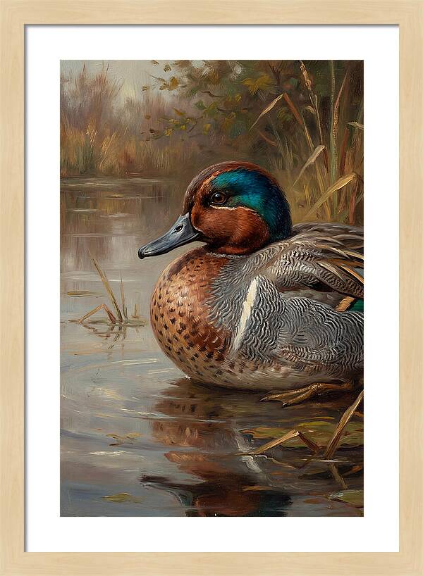 Teal Duck Serenity