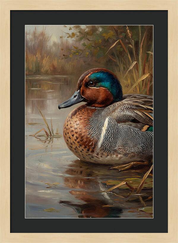 Teal Duck Serenity