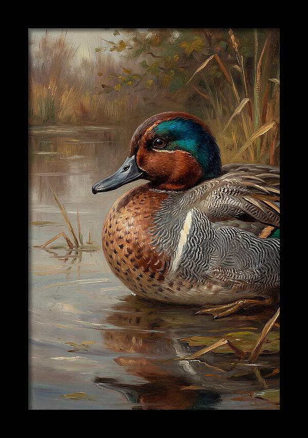Teal Duck Serenity