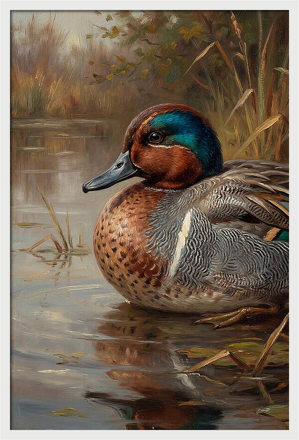 Teal Duck Serenity