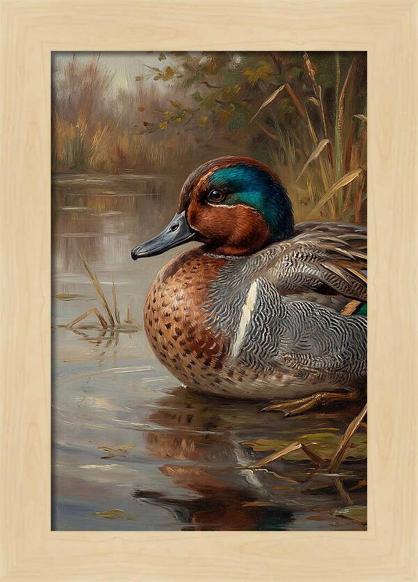 Teal Duck Serenity