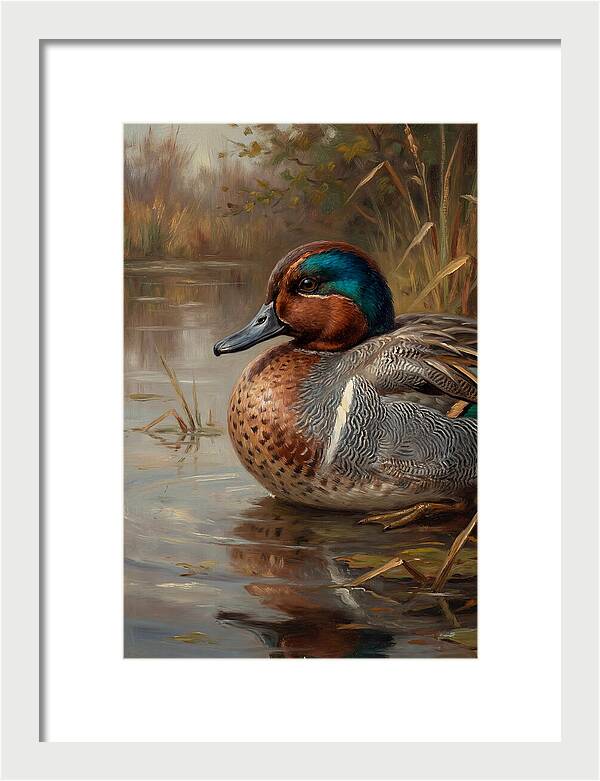Teal Duck Serenity