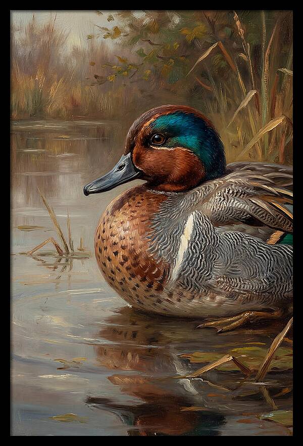 Teal Duck Serenity